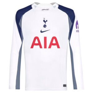Tottenham Home Long Sleeve Shirt 2025/26