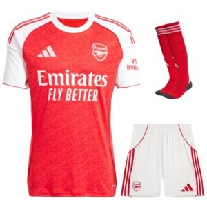Arsenal Home Kids Kit 2025/26