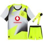 BVB Dortmund Away Kids Kit 2025/26