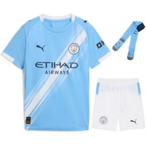 Manchester City Home Kids Kit 2025/26