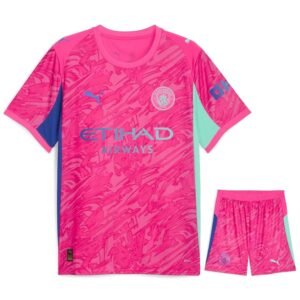 Manchester City Home Goalkeeper Kids Kit 2025/26