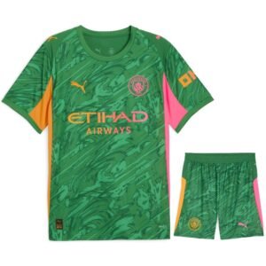 Manchester City Home Goalkeeper Kids Kit 2025/26