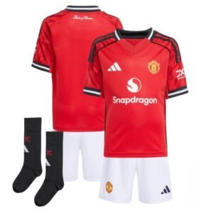 Manchester United Home Kids Kit 2025/26
