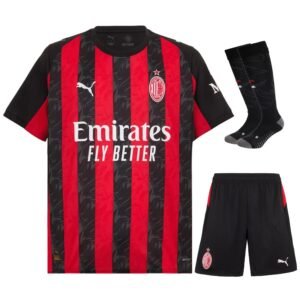 Ac Milan Home Kids Kit 2025/26