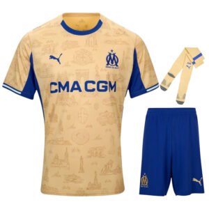 Marseille Or Fourth Kids Kit 2025/26