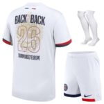 PSG Away European Champions Kids Kit 2026
