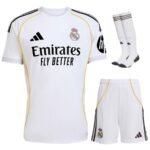 Real Madrid Home Kids Kit 2025/26