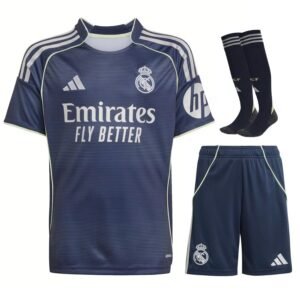 Real Madrid Away Kids Kit 2025/26