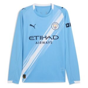 Manchester City Home Shirt 2025/26 Long Sleeve