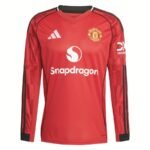 Manchester United Home Shirt 2025/26 Long Sleeve