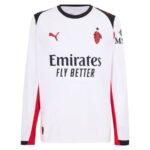 Milan AC Away Shirt 2025/26 Long Sleeve